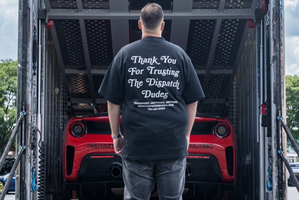 Dispatch Dudes transporting cars.