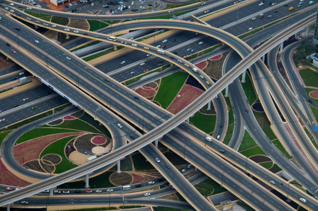 Highway access in California.