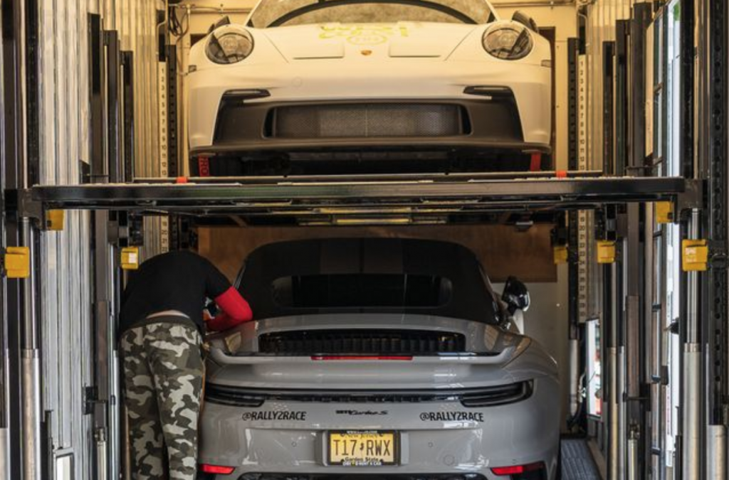 Porsche cars being shipped to California