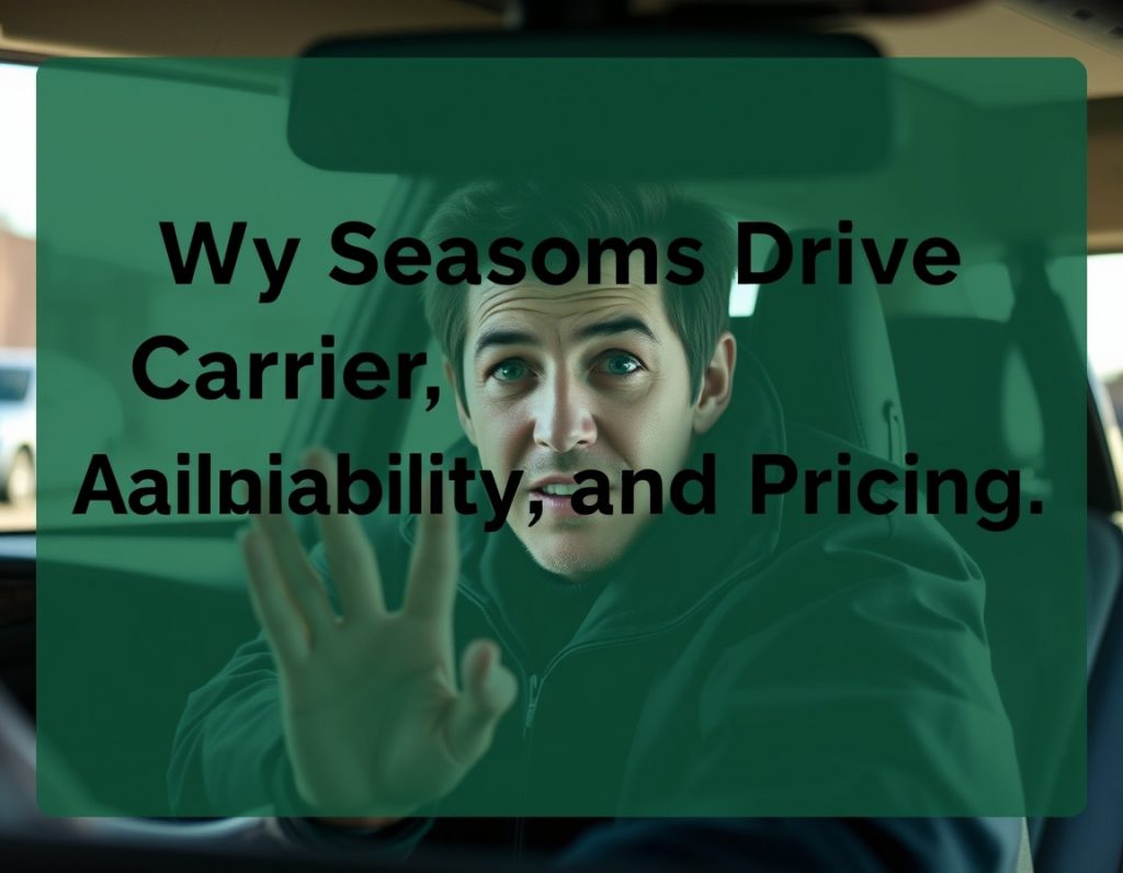 Why Seasons Drive Carrier Availability and Pricing — Car Shipping, 