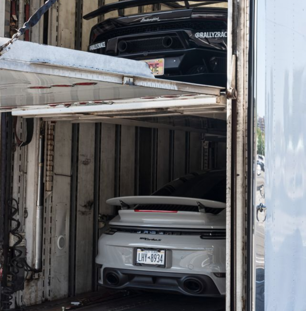 Multiple cars being loaded for safe shipping in Pennsylvania. Multiple cars being loaded for safe shipping in Pennsylvania.
