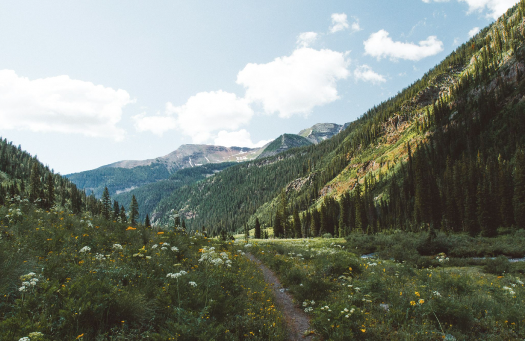 Colorado mountains.